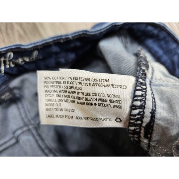 (3/$35) Universal Thread Jeans Womens 8 Blue High Rise Skinny Stretch Denim - Picture 6 of 11